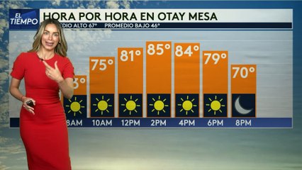 Pronóstico del tiempo para hoy miércoles 23 de marzo.
