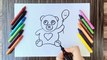 HOW TO DRAW TEDDY BEAR STEP BY STEP CUTE TEDDY BEAR DRAWING EASY