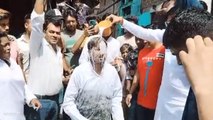फिल्म नायक के अनिल कपूर बने AAP पार्षद, नाले में कूदकर की सफाई फिर लोगों ने दूध से नहलाया