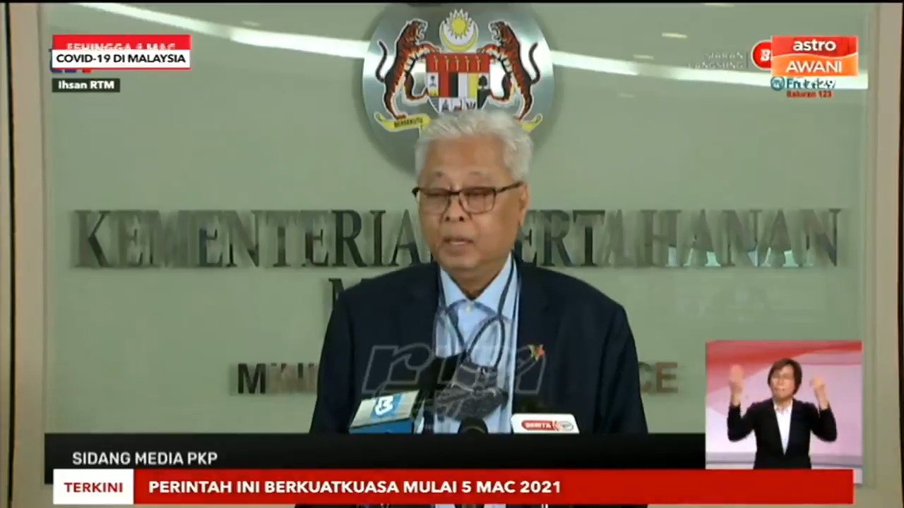 Majlis sosial di kawasan PKPB dan PKPP kini dibenarkan