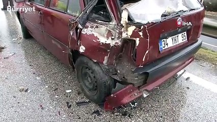 Arkadaşının bozulan aracını iterken TIR çarptı