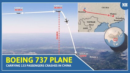 Boeing 737 plane carrying 133 passengers crashes in China