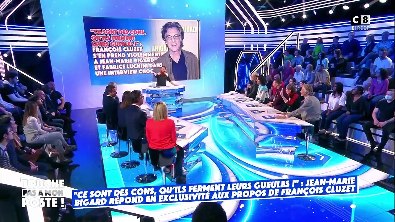 Jean-Marie Bigard répond aux insultes de François Cluzet à son encontre dans "Touche pas à mon poste"