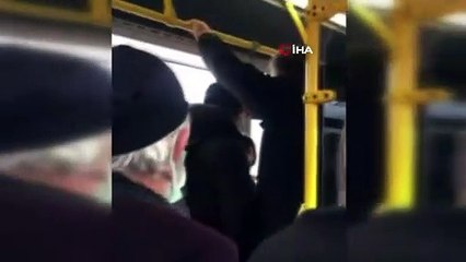 Bursa’da otobüste maske tartışması