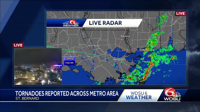 Découvrez les images impressionnantes de la tornade qui vient de frapper la Louisiane, dans le sud des Etats-Unis, faisant au moins un mort et détruisant un grand nombre d'habitations
