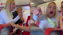 Antalya uçağında ortalık karıştı! Ağlayan bebeğe sinirlenen kadın, yolcuları tokatladı