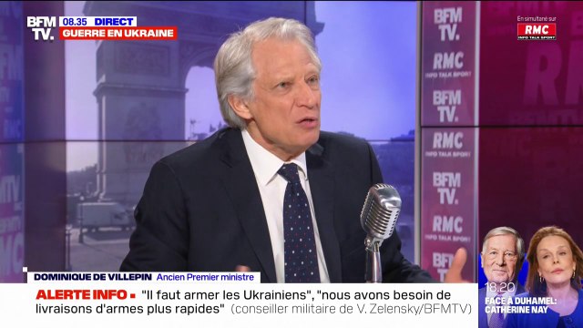 Dominique de Villepin: Si nous rentrons dans une escalade, nous devrons faire face à un tsunami pour l'ensemble de la planète
