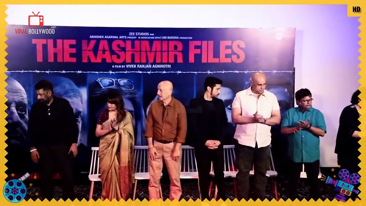 Press Conference of #TheKashmirFiles  Anupam Kher  Vivek Agnihotri  Darshan Kumar  Pallavi Joshi