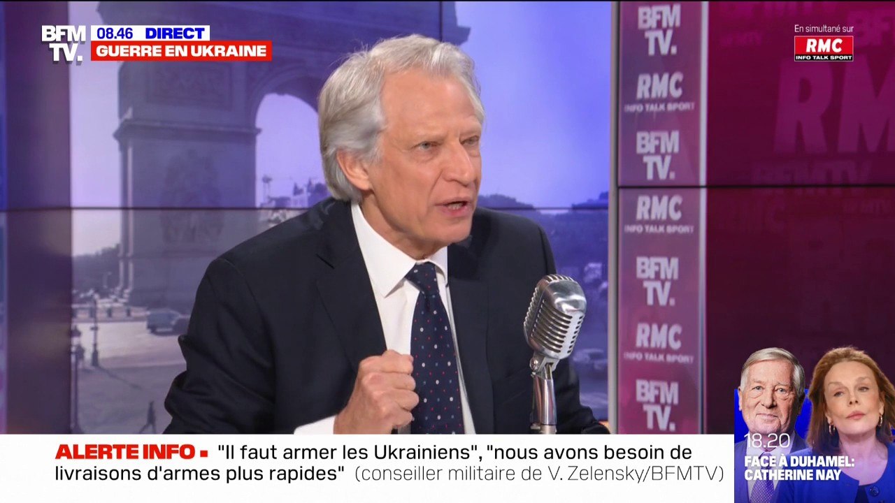 Pour Dominique de Villepin, Vladimir Poutine "est capable" d'utiliser des armes chimiques ou nucléaires