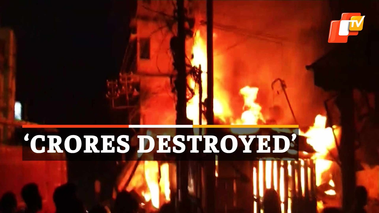 WATCH | Several Shops Gutted In Massive Fire At Assam, Shopkeepers Allege Negligence Of Firefighters