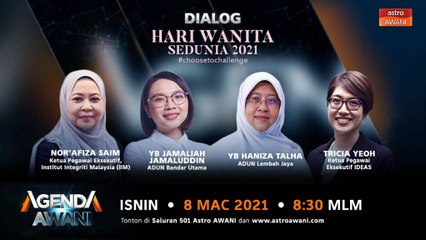 Agenda AWANI: Dialog Hari Wanita Sedunia