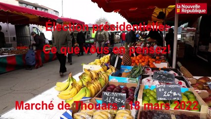 VIDEO. L’élection présidentielle vue du marché de Thouars
