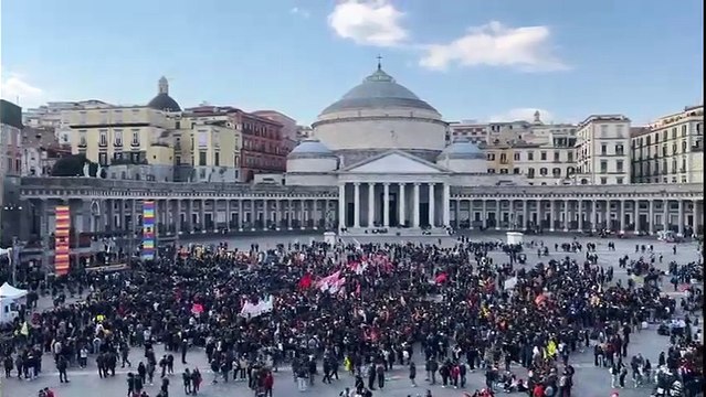 Napoli, in piazza Plebiscito la Giornata delle vittime delle mafie