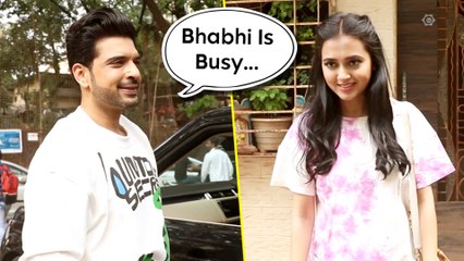 Karan Kundrra Blushed After Media Called Tejasswi Prakash 'Bhabhi'