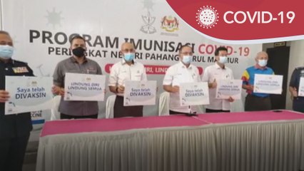 Vaksin COVID-19 | Pahang mahu beli vaksin tambahan