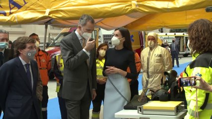 Los Reyes felicitan por emisora al Samur en su 30º aniversario