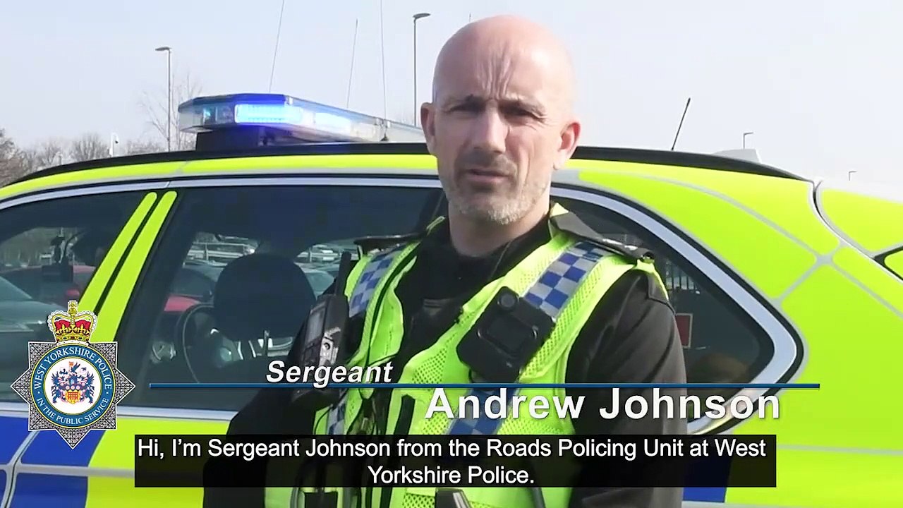 West Yorkshire Police officer explains changes to law - using mobile phone while driving