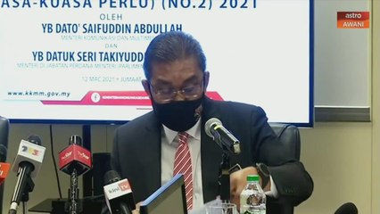 Frasa paling penting mengenai berita tidak benar - Takiyuddin