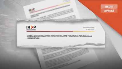 UNDI18 | IRDP kecewa kenyataan Rais Yatim
