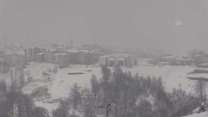 Ordu'nun yüksek kesimlerinde karla mücadele seferberliği