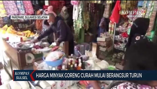 Harga Minyak Goreng Curah Mulai Berangsur Turun