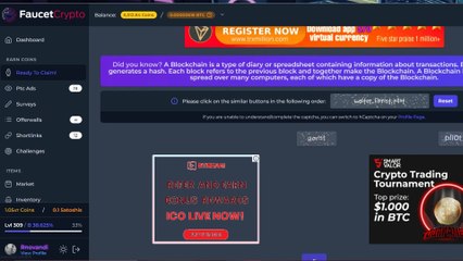 Review singkat website penghasil uang [FaucetCrypto.com]