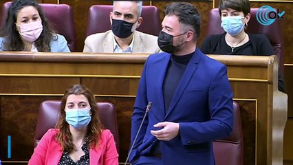 Rufián al fin dice una verdad: "A la izquierda no nos entiende nadie, hablamos de lo que no interesa"