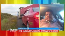 Transporte pesado pide al Gobierno una solución al bloqueo en la vía a Desaguadero; hay más de 300 camiones varados