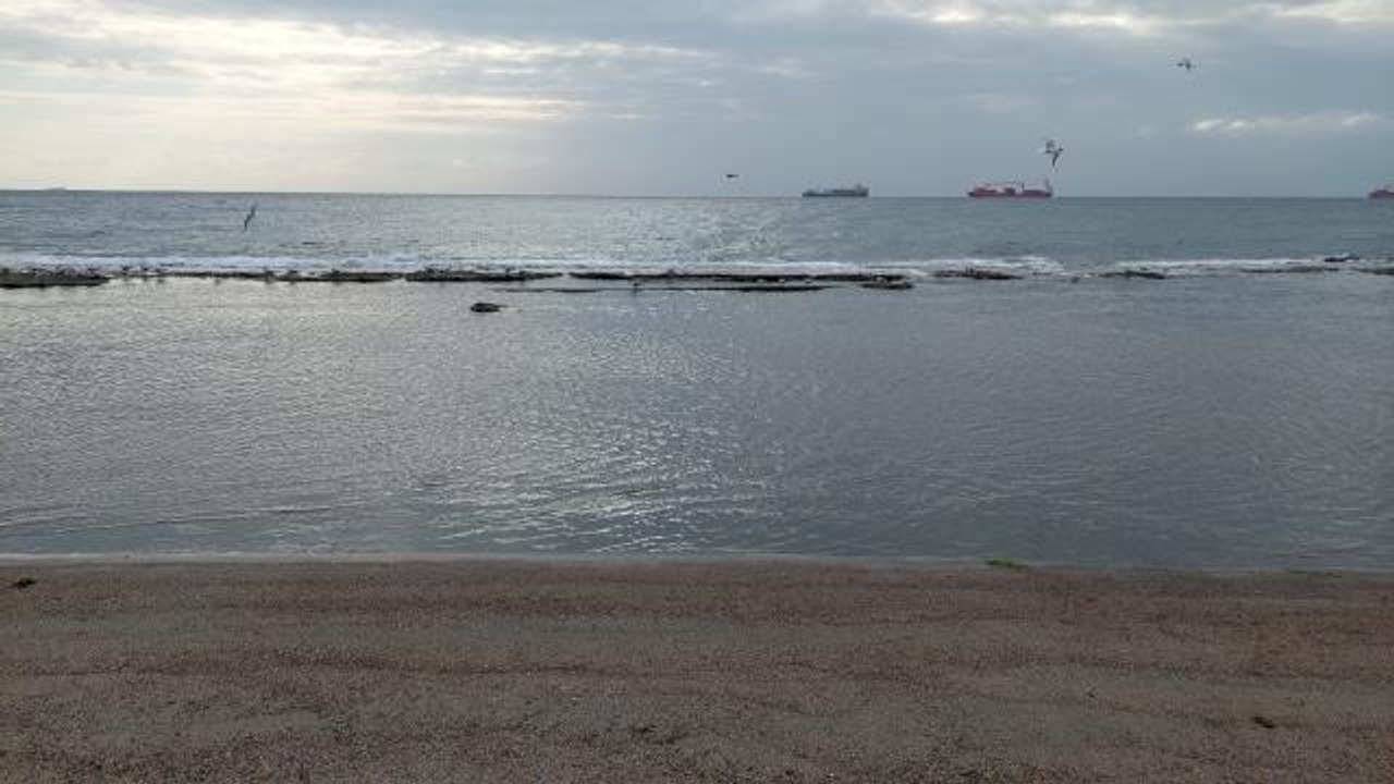 Tekirdağ'da deniz 15 metre çekildi: Kral yolu ortaya çıktı