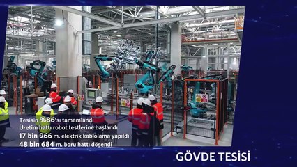 TOGG üretim tesisinden yeni görüntüler! Robotlar provalara başladı