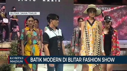 Batik Modern Di Blitar Fashion Show