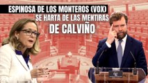 Espinosa de los Monteros (VOX) se harta de las mentiras de Calviño y revienta al Gobierno: ¡No se enteran de nada!