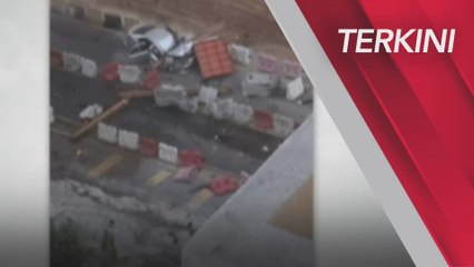 [TERKINI] Struktur kren launcher timpa kereta