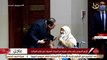 الرئيس السيسي يقبل دموع الحاجة بثينة محمد الأم المثالية من ذوى الهمم
