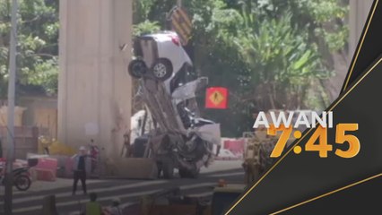 Komponen Kren Jatuh | Satu lagi mangsa korban masih tersepit