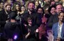 Ben Affleck supports Jennifer Lopez at the iHeartRadio Music Awards with some of their kids