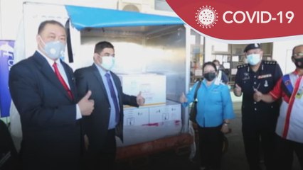 Vaksin COVID-19 | Vaksin Sinovac pertama tiba di Sabah