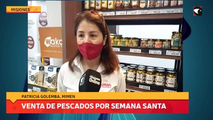 Venta de pescados por Semana Santa