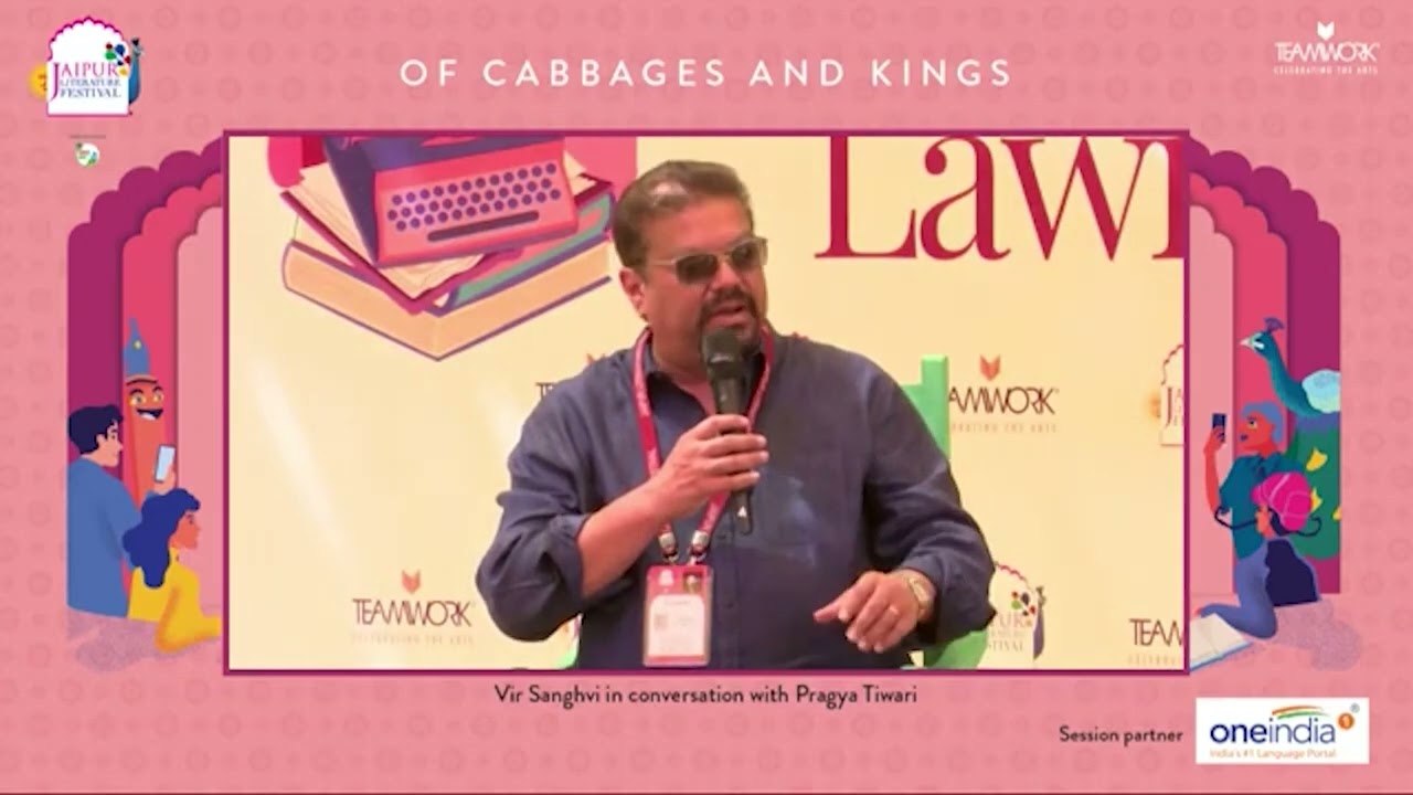 JLF 2022 : Of Cabbages And Kings | Vir Sanghvi In conversation with Pragya Tiwari | Oneindia Telugu
