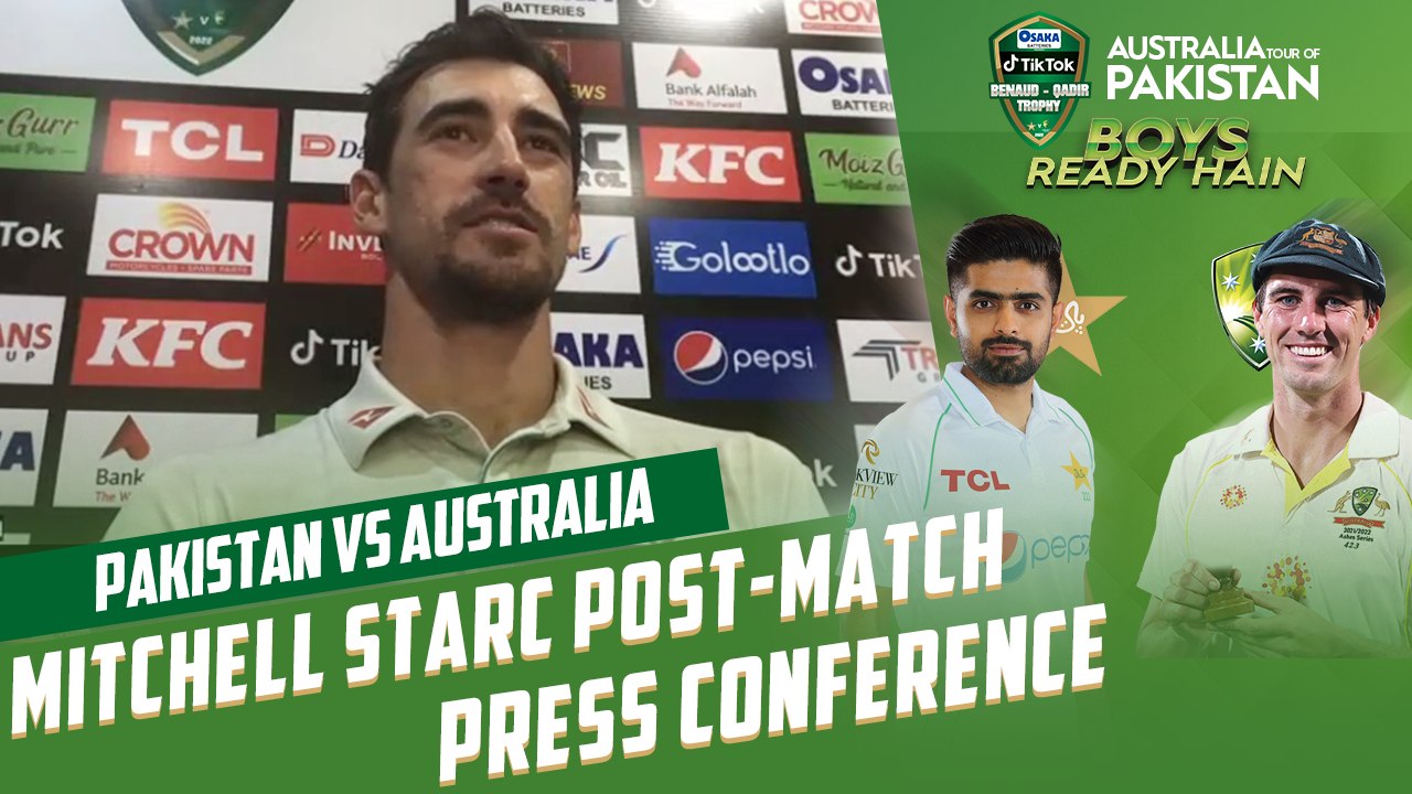 Mitchell Starc post-match press conference | Pakistan vs Australia | 3rd Test Day 3 | PCB | MM2L