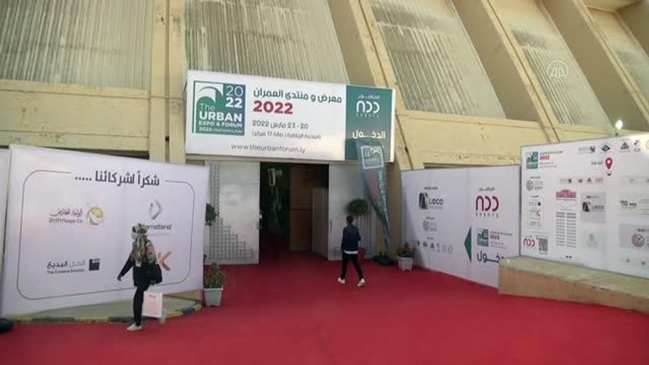 Libya'daki inşaat fuarına yerli ve yabancı onlarca firma katıldı