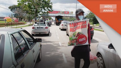 Peniaga Jalanan | Henti berniaga di lampu isyarat - PDRM