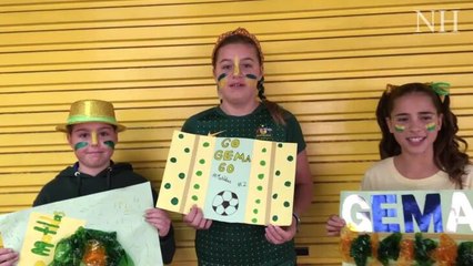 Matildas visit at Lambton