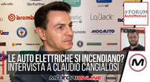 #FORUMAutoMotive 2022 | Le auto elettriche si incendiano? L'abbiamo chiesto a Claudio Cangialosi