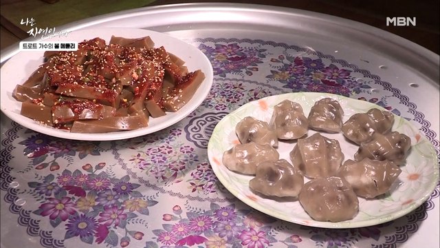 [자연 밥상] 탱글탱글 묵에 깨 솔솔~ 거기에 자연인 손맛 가득한 수제 감자 팥떡까지?