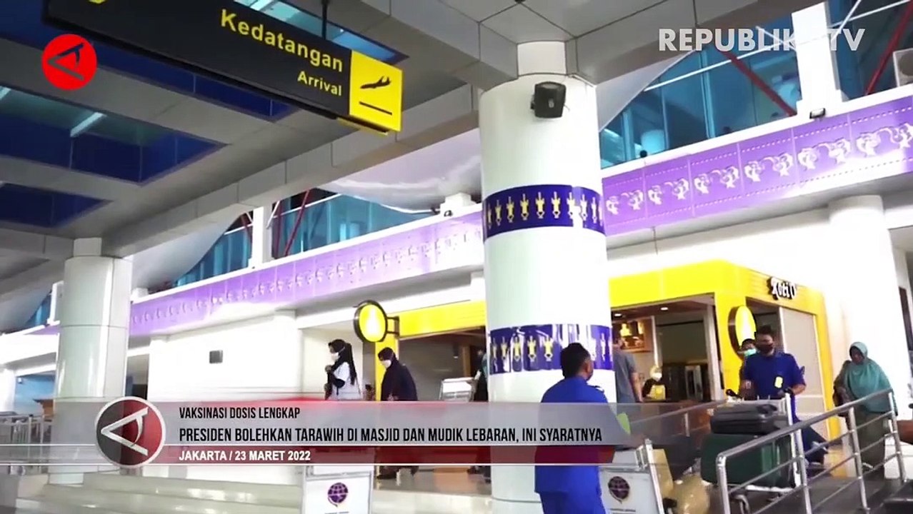 Jokowi Wajibkan Booster bila Ingin Tarawih di Masjid dan Mudik