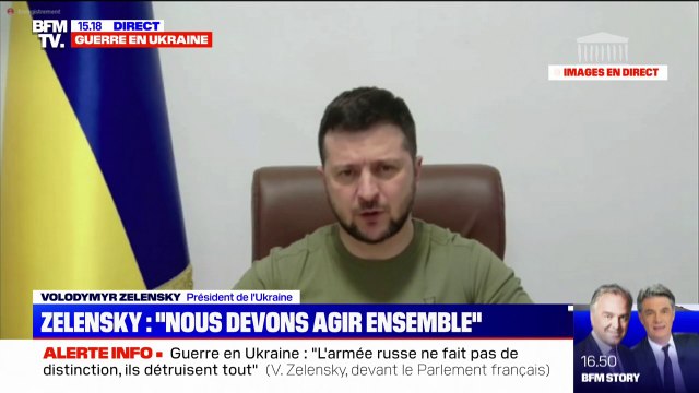 Volodymyr Zelensky: Les entreprises françaises doivent quitter la Russie et cesser d'être les sponsors de la machine de guerre russe