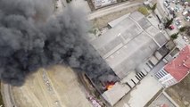 Son dakika haberleri | Karabük'te fabrika yangınına müdahale ediliyor