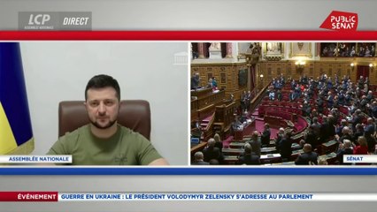 REPLAY. Le discours de Volodymyr Zelensky devant le Parlement français