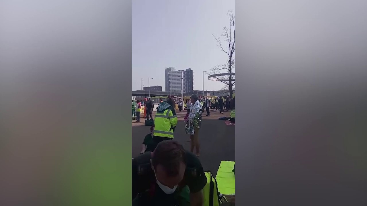 London Olympic Park: Emergency services called...